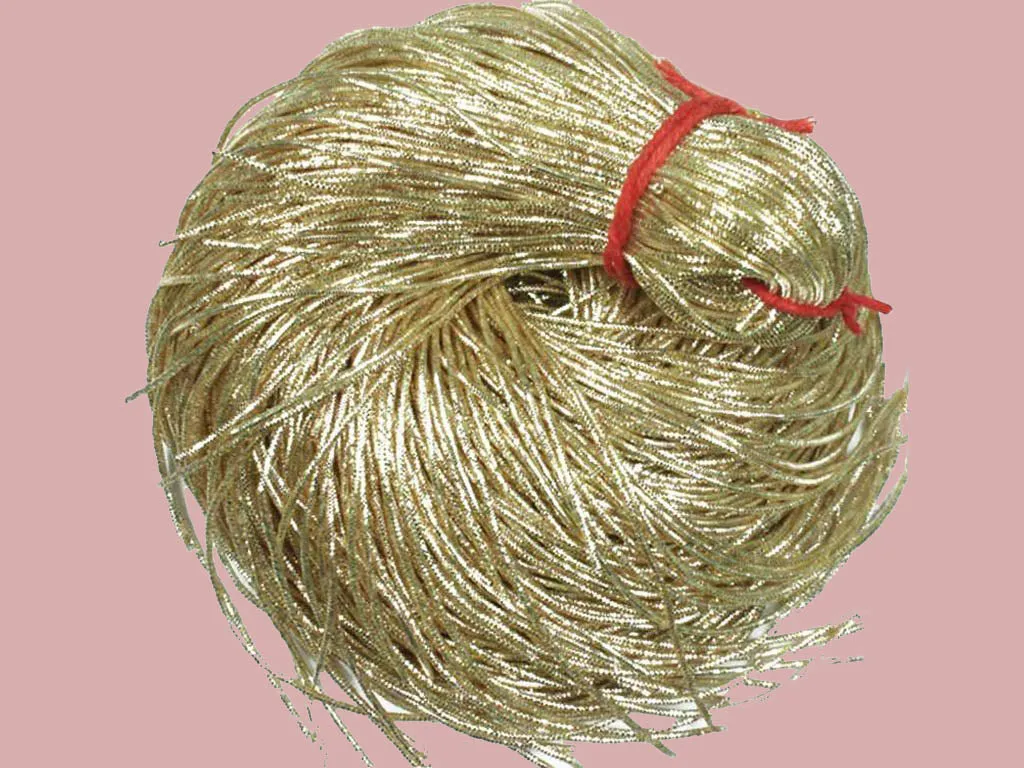 Light Golden Nakshi / Bullion Wire