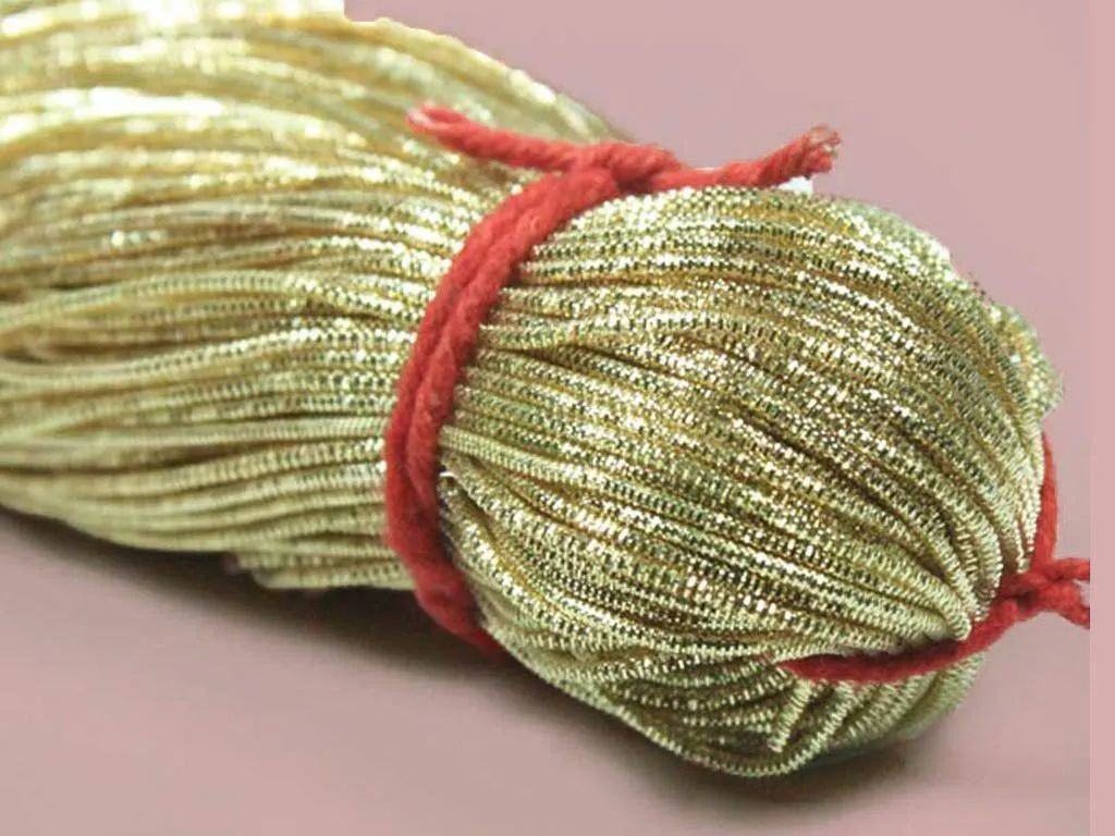 Light Golden Nakshi / Bullion Wire