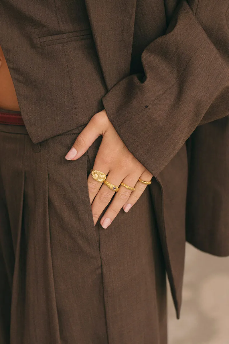 Luminous Ring Gold Plated