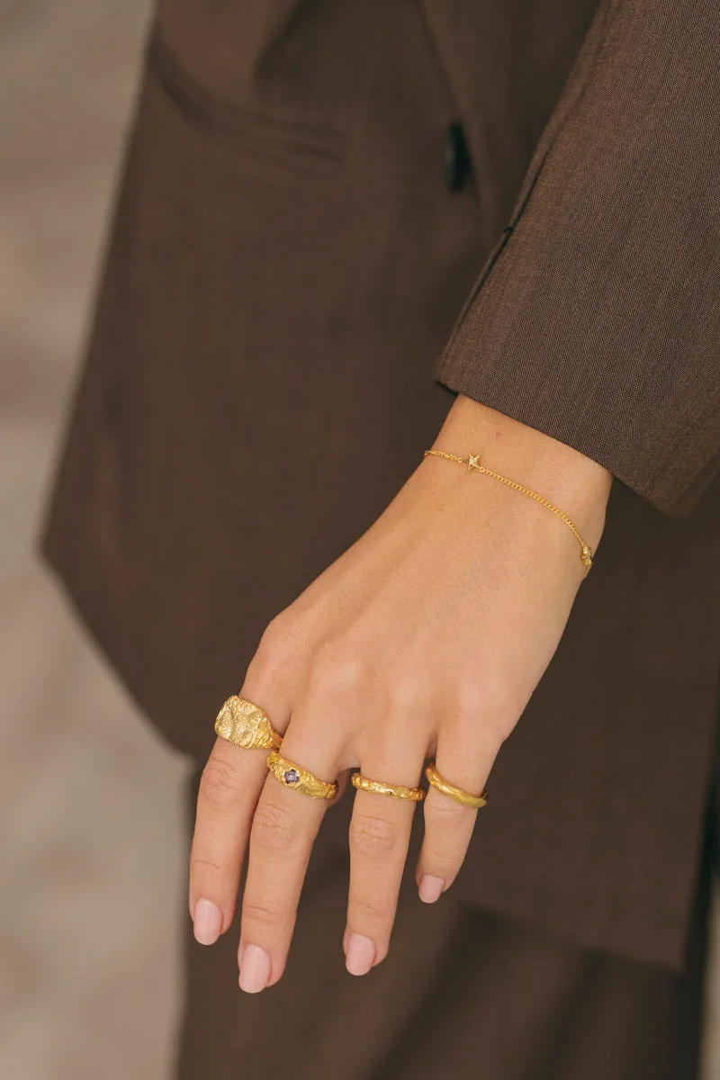 Luminous Ring Gold Plated