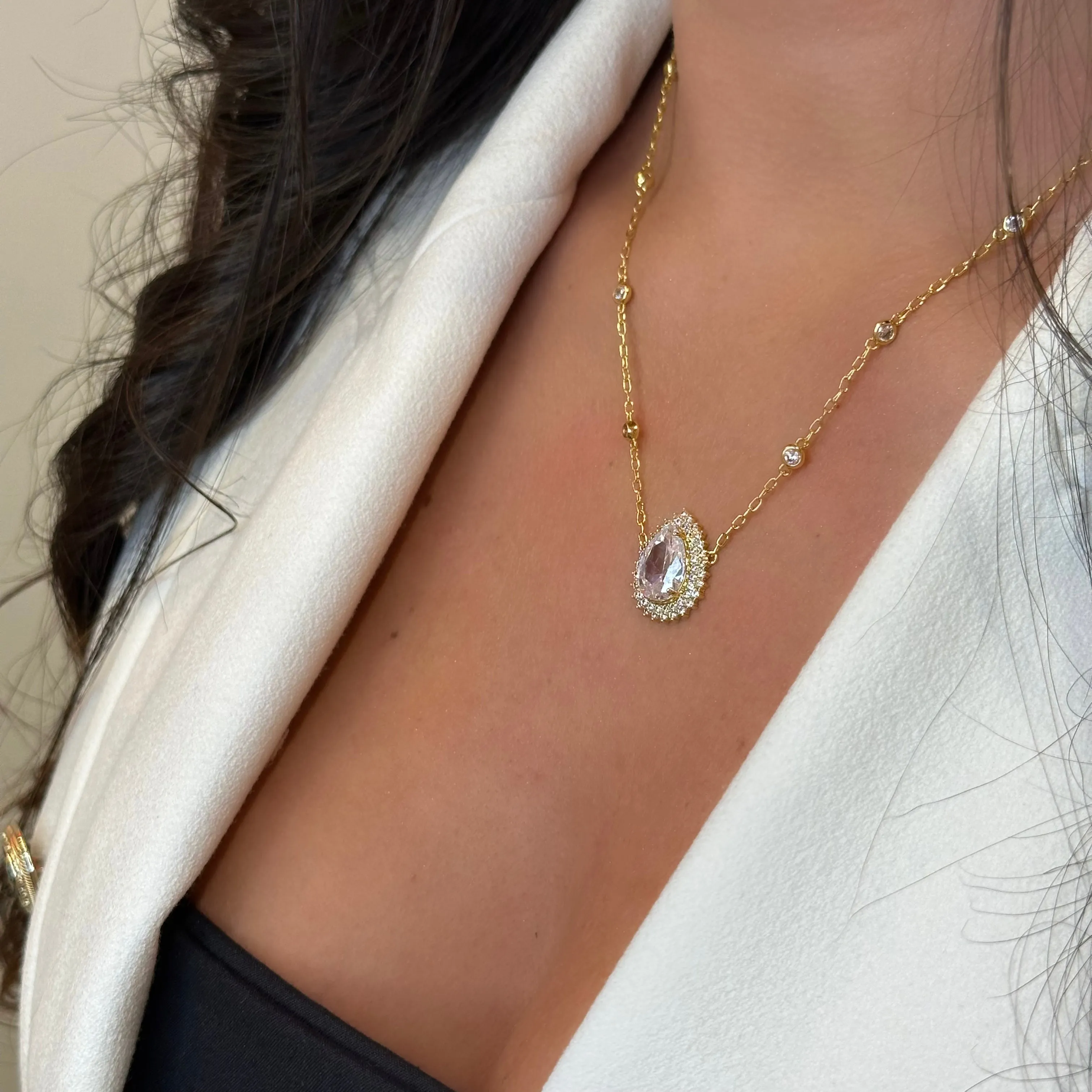 LUXURIOUS DROP SET | Double 18K Gold Plated