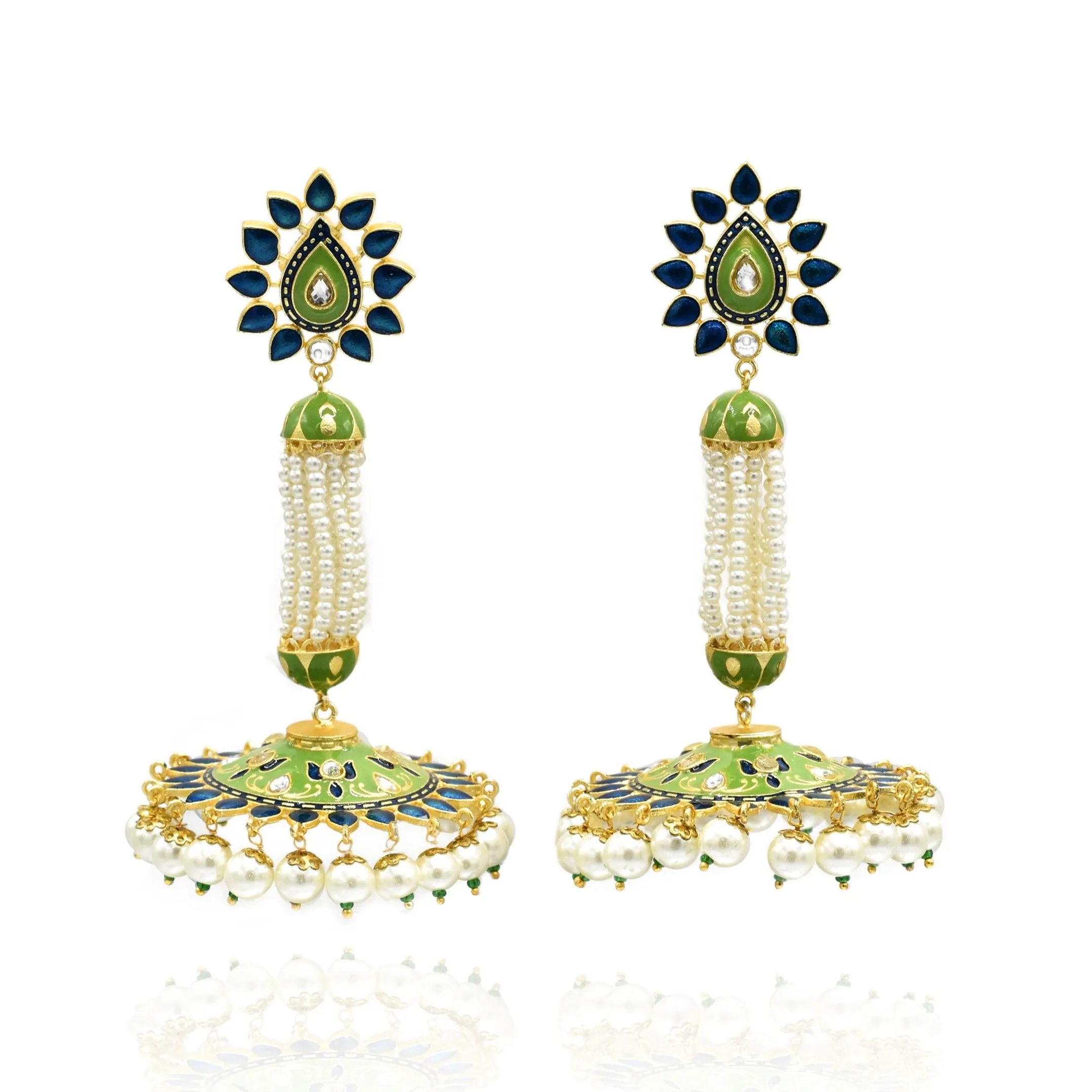 Madhu Meenakari Earrings