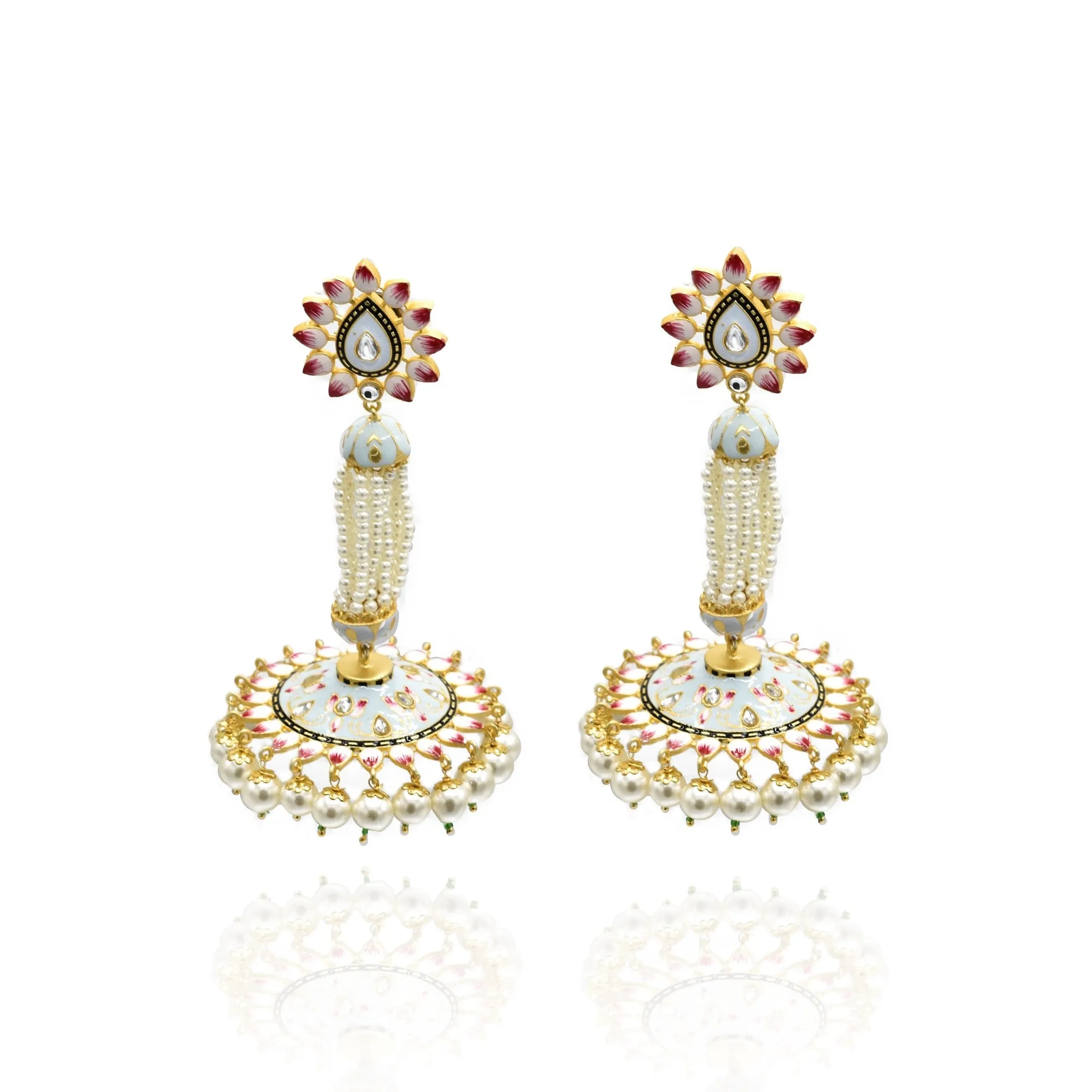 Madhu Meenakari Earrings