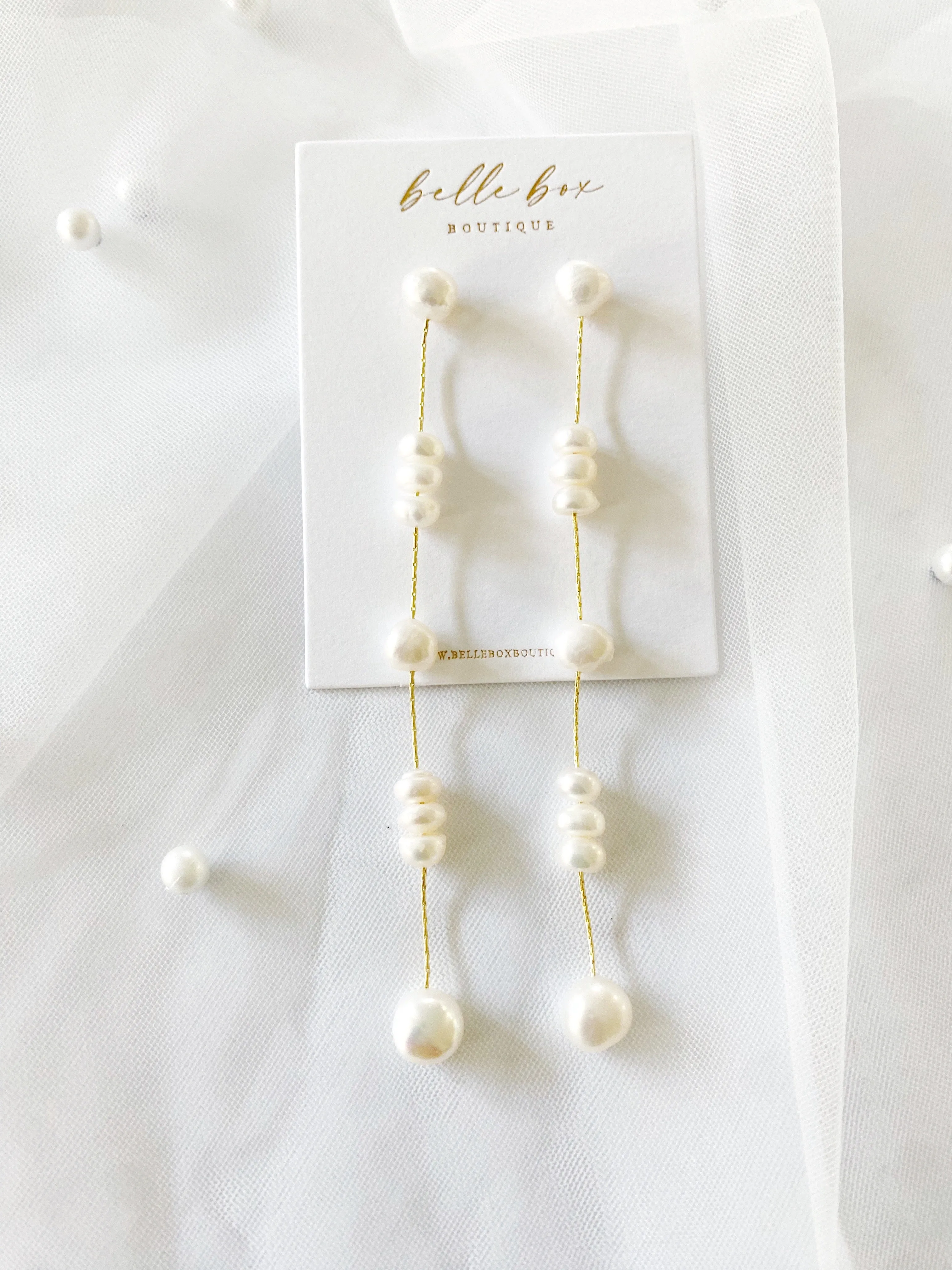 Margot Freshwater Pearl Drop Earrings