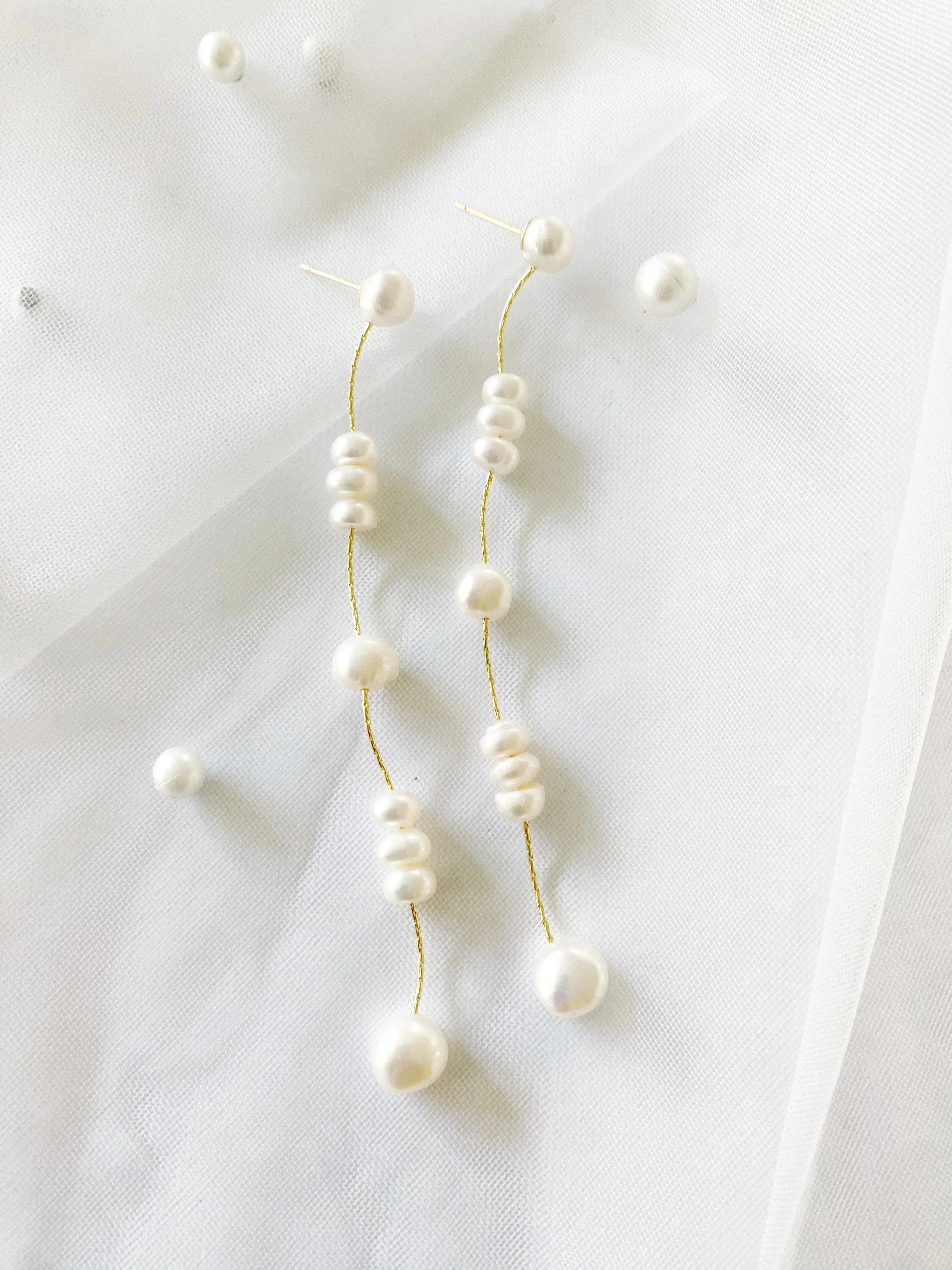Margot Freshwater Pearl Drop Earrings