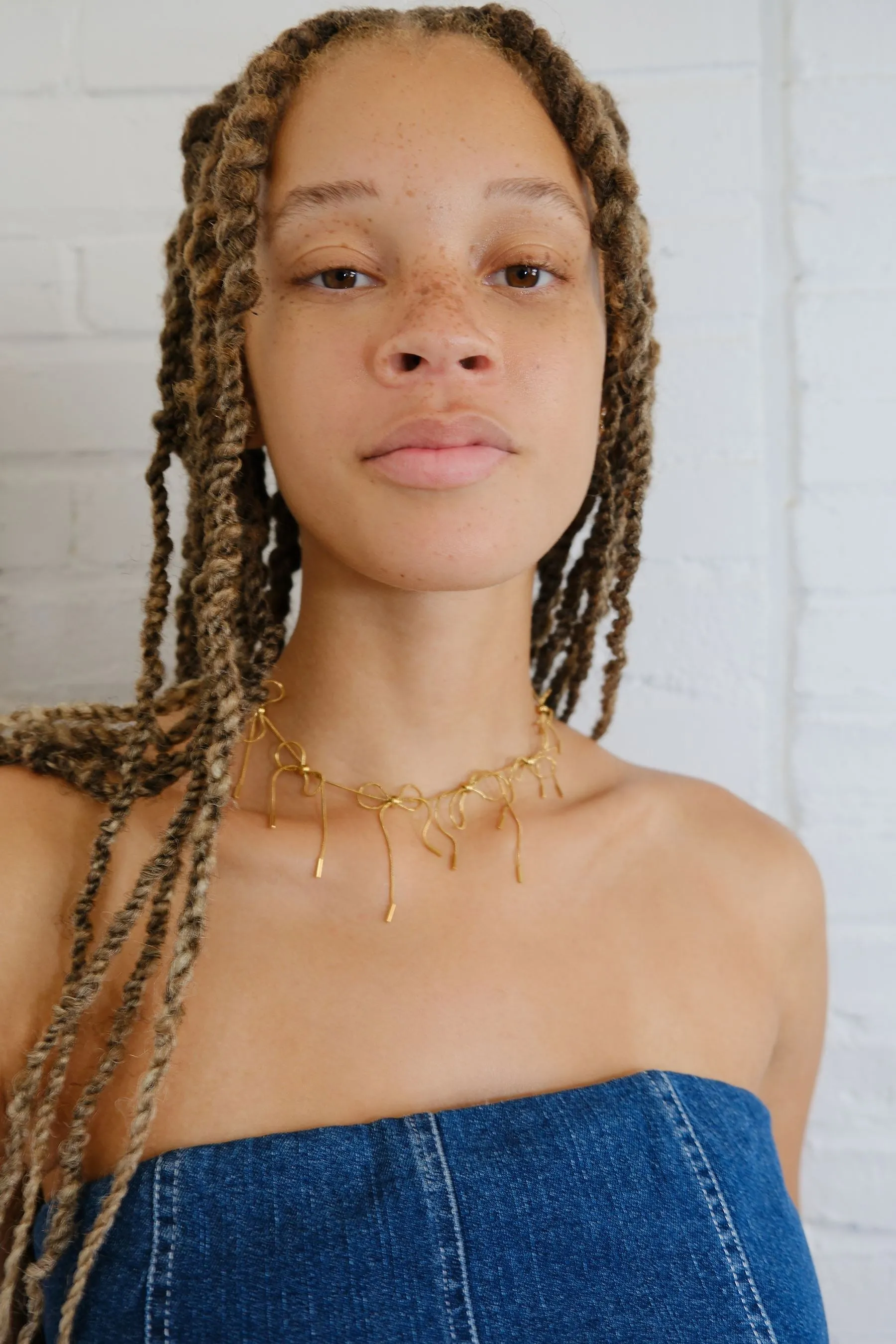 Maxine Bow Chain Necklace