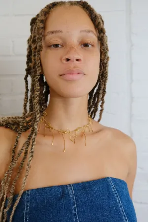 Maxine Bow Chain Necklace
