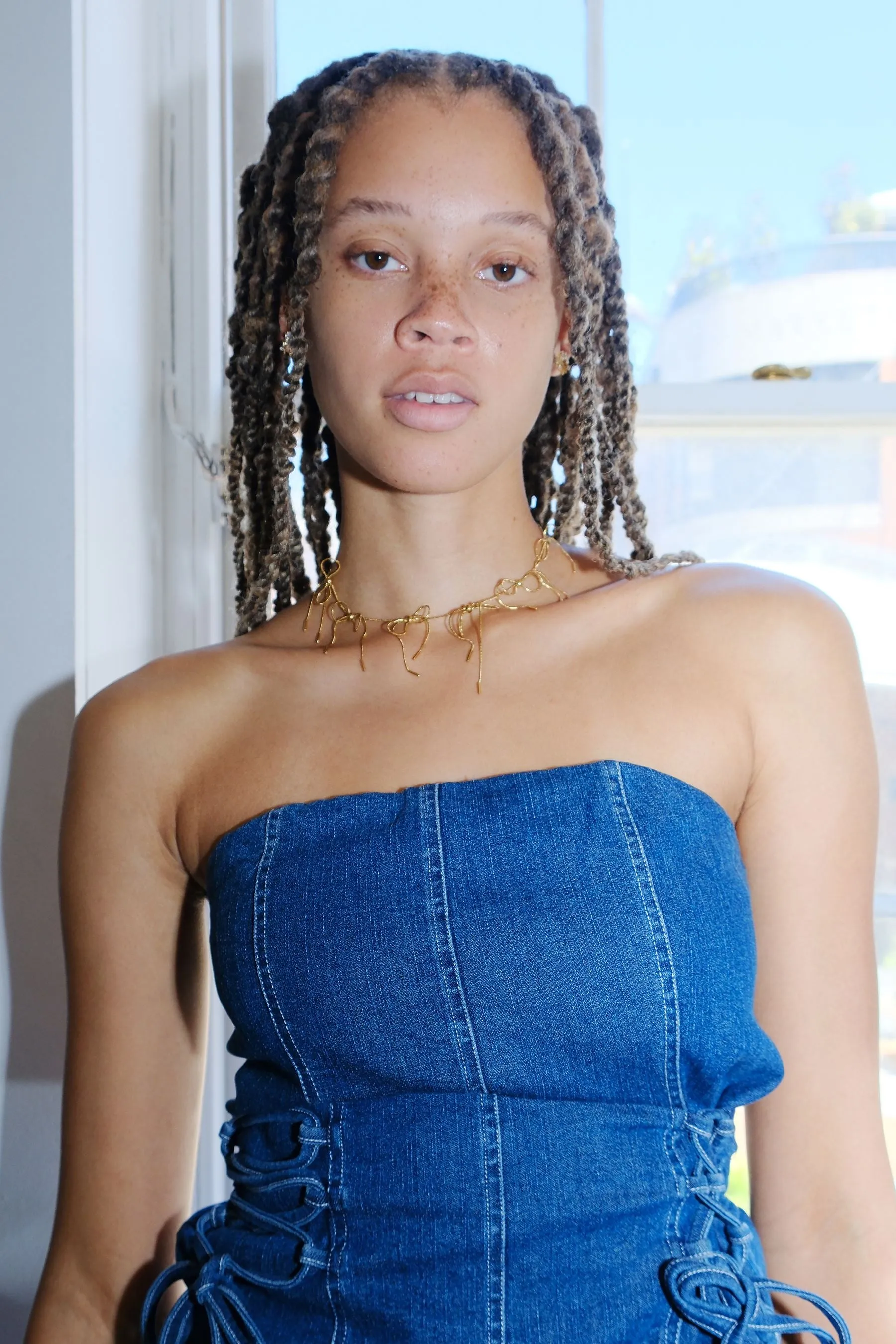 Maxine Bow Chain Necklace