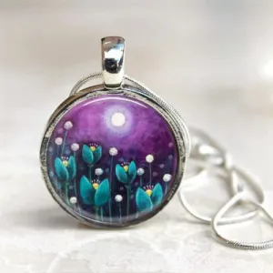 Medium Pendant "Midnight Magic" - Amélie Gagné