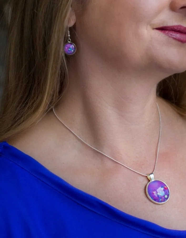 Medium Pendant "Midnight Magic" - Amélie Gagné