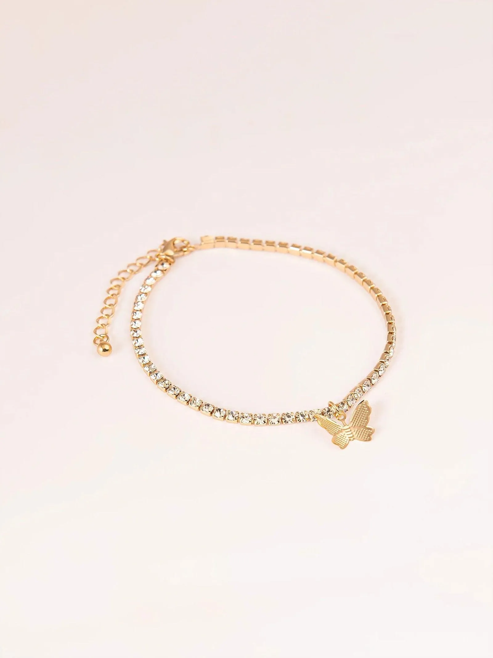 Metallic Anklet Set