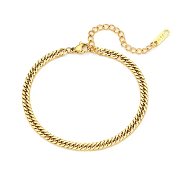 Miami Chain Anklets & Wrist Bracelet