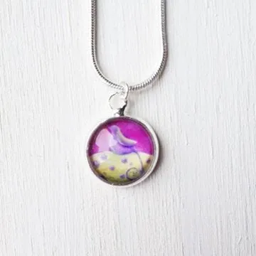 Mini Pendant – "Sing from the tree tops" – Amélie Gagné