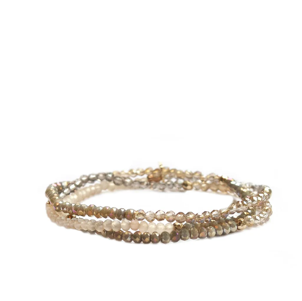 Mini Stretch Bracelet Wrap or Necklace