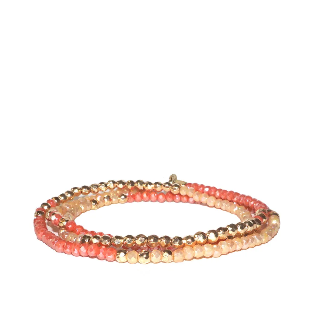 Mini Stretch Bracelet Wrap or Necklace