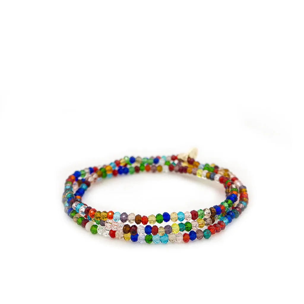 Mini Stretch Bracelet Wrap or Necklace