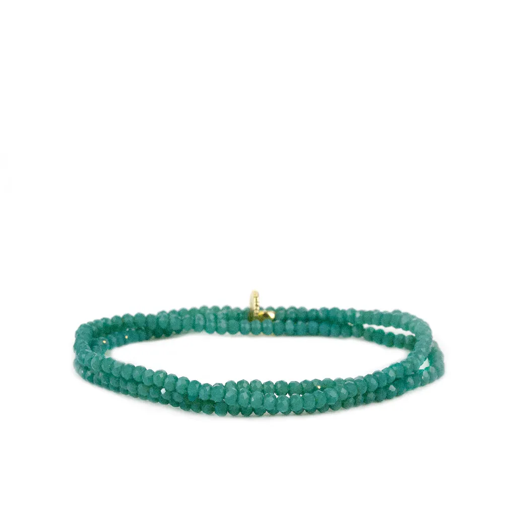 Mini Stretch Bracelet Wrap or Necklace