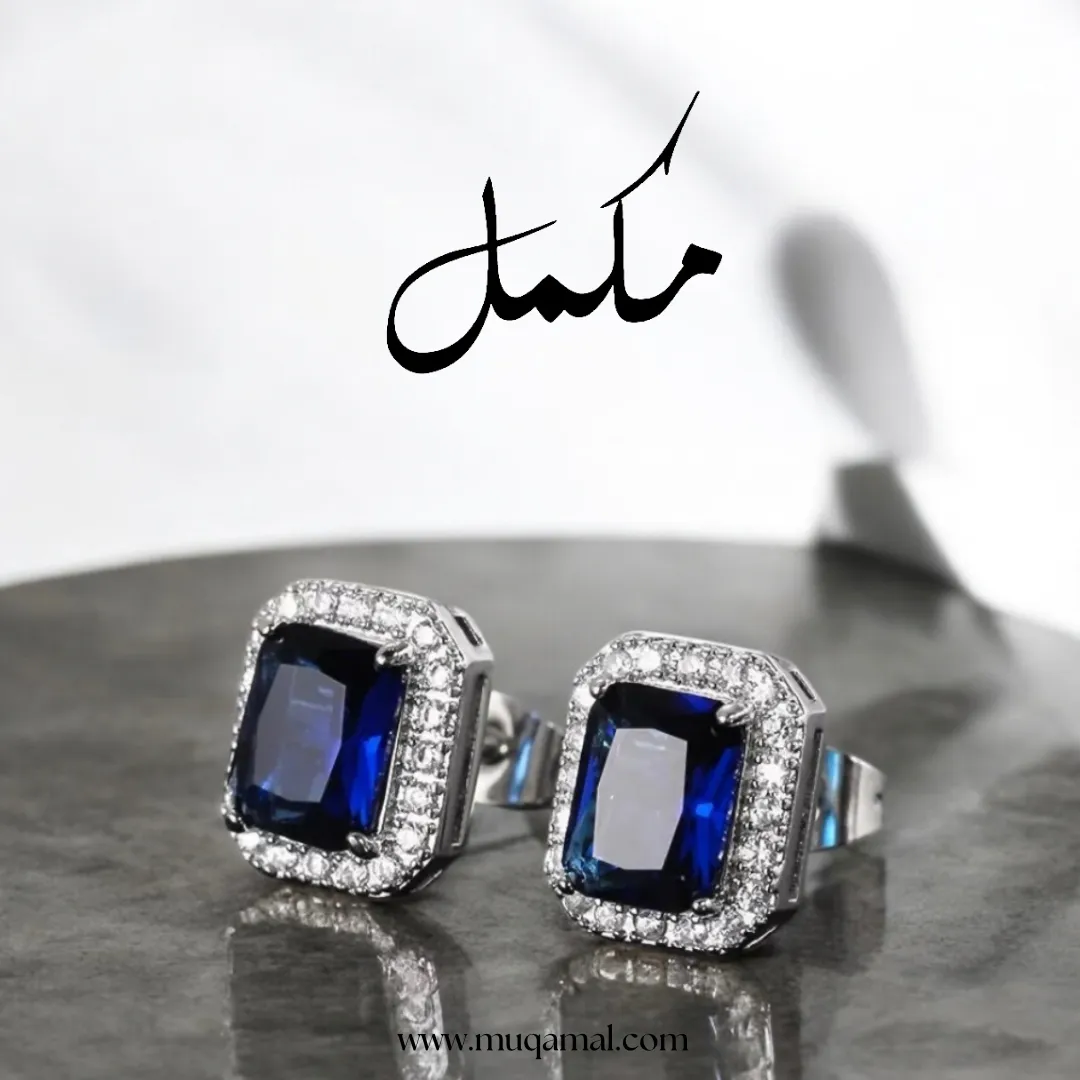 Minted Elegance studs