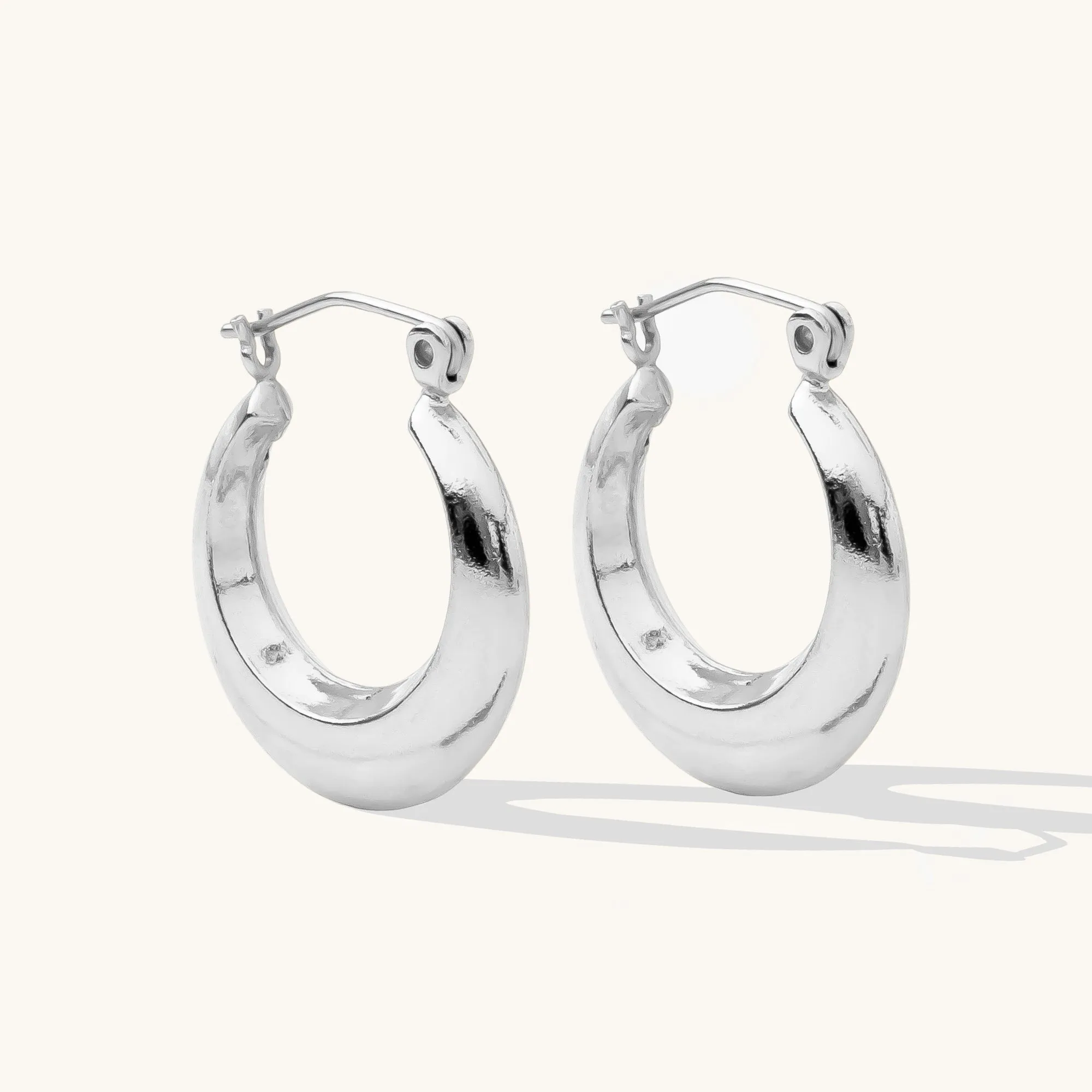 Modern Hoop Earrings