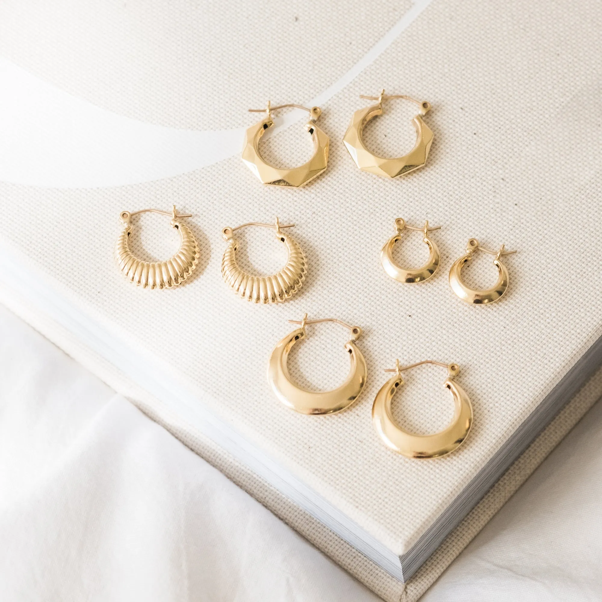 Modern Hoop Earrings