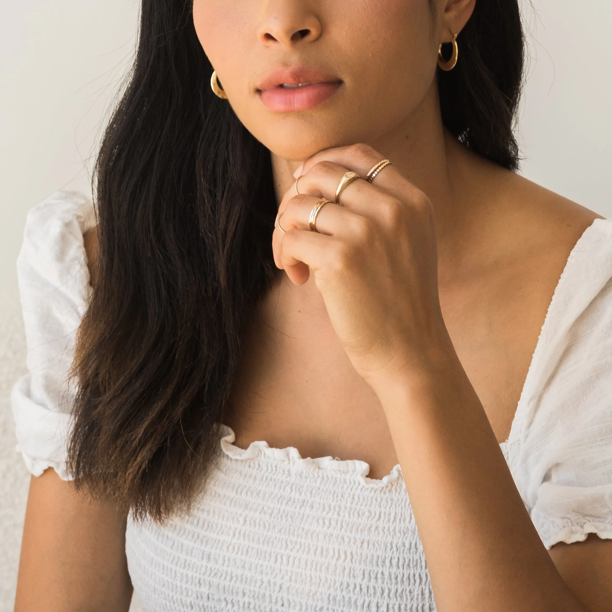 Modern Hoop Earrings