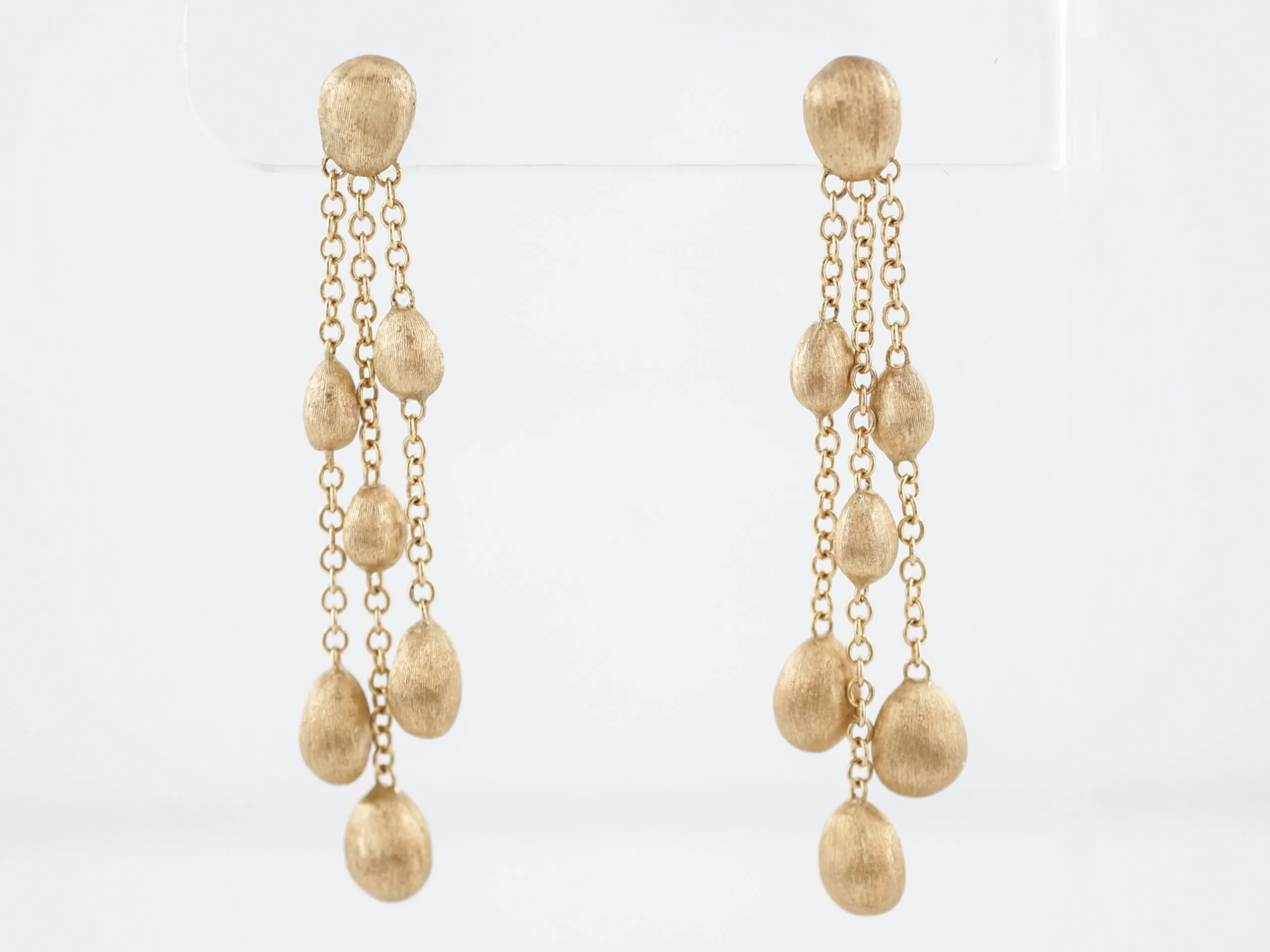 Modern Marco Bicego Earrings in 18k Yellow Gold