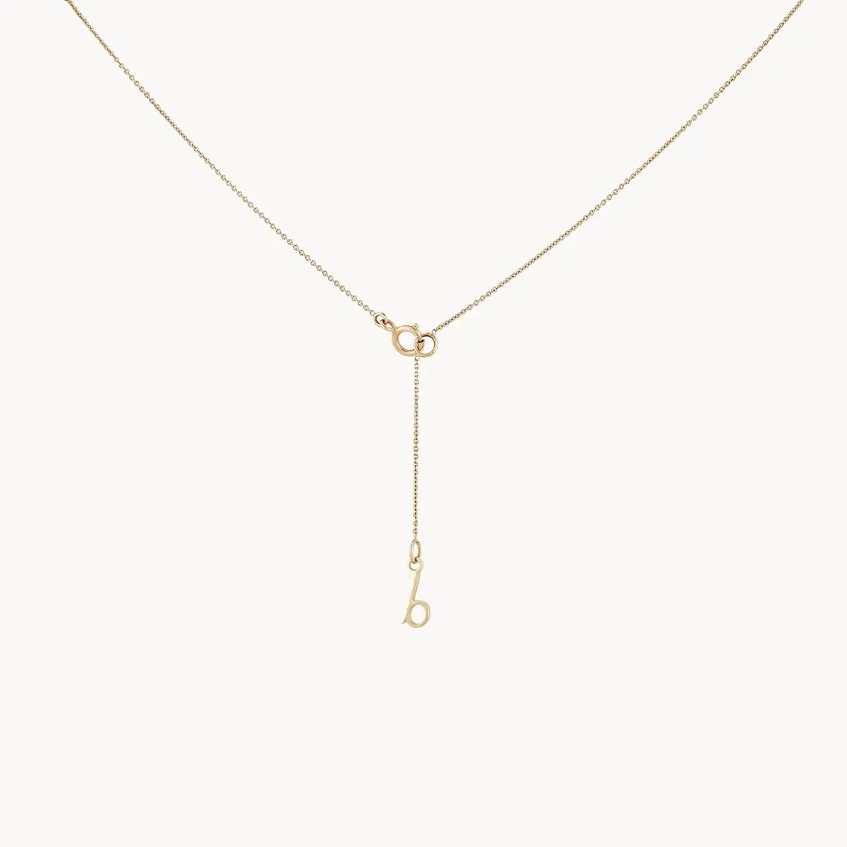 Moonlight crescent diamond necklace