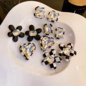 New Fashion Modern Big Stud Earrings
