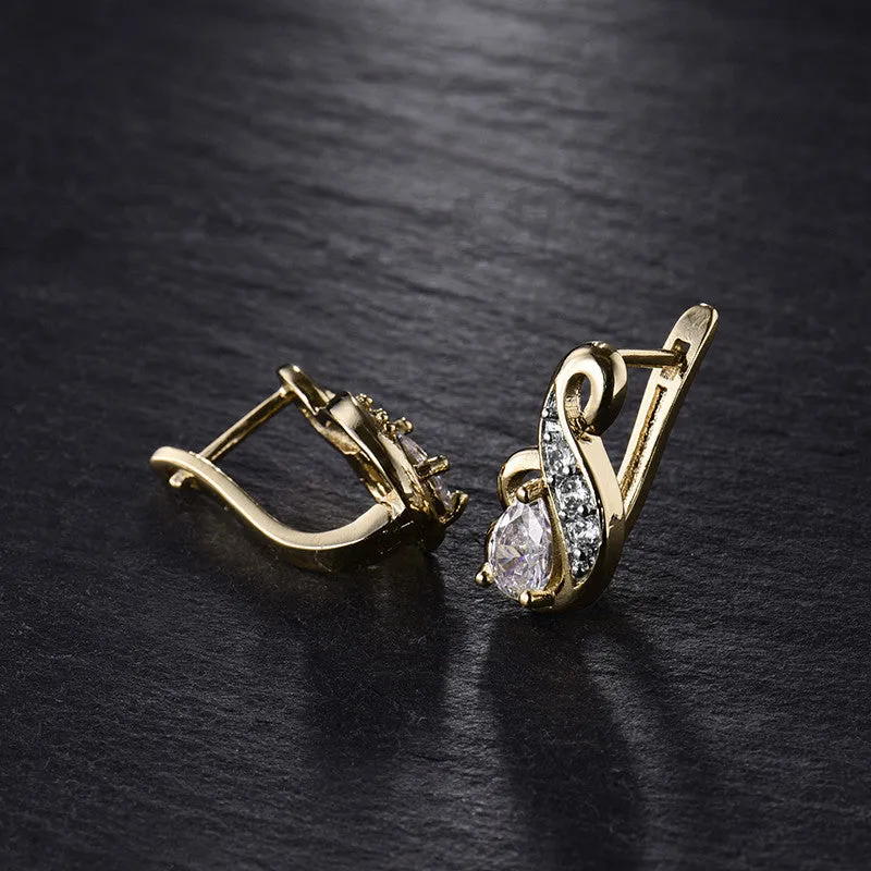 New Small Hoop Earrings for Women Silver/Gold-Color 3