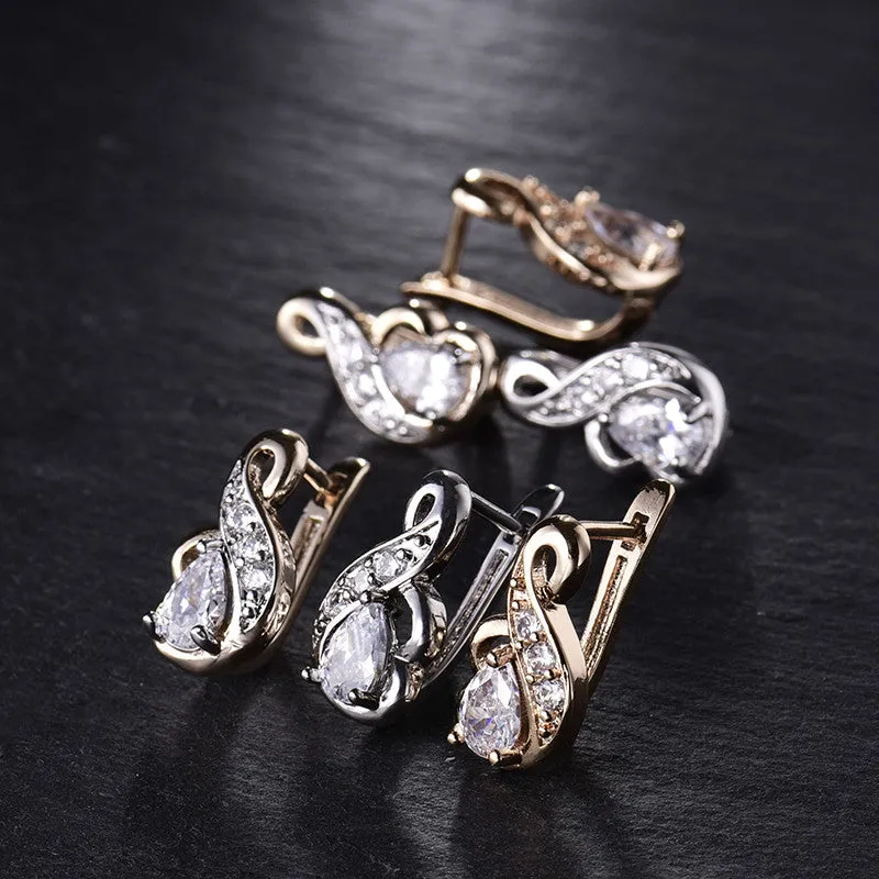 New Small Hoop Earrings for Women Silver/Gold-Color 3