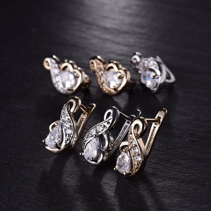 New Small Hoop Earrings for Women Silver/Gold-Color 3