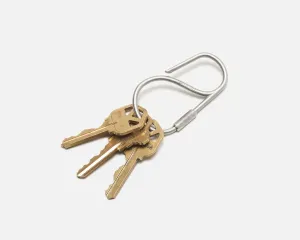 Offset Keyring - Stainless Steel