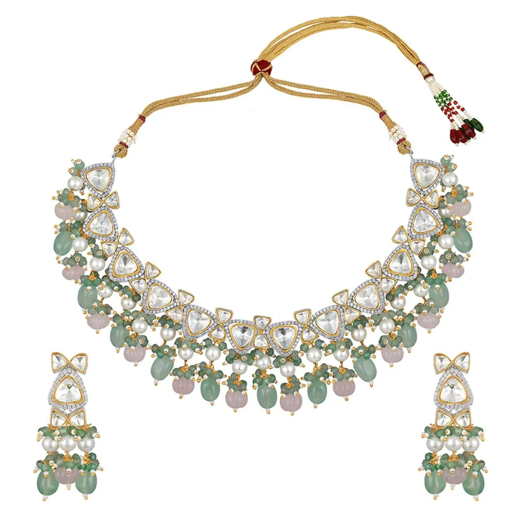 Pastel Garden Necklace Set - HRNS139