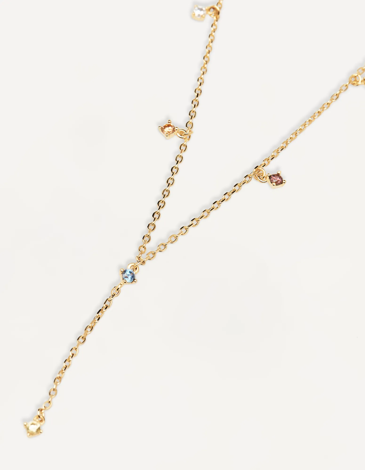 PDPAOLA Five Mana Necklace - Gold