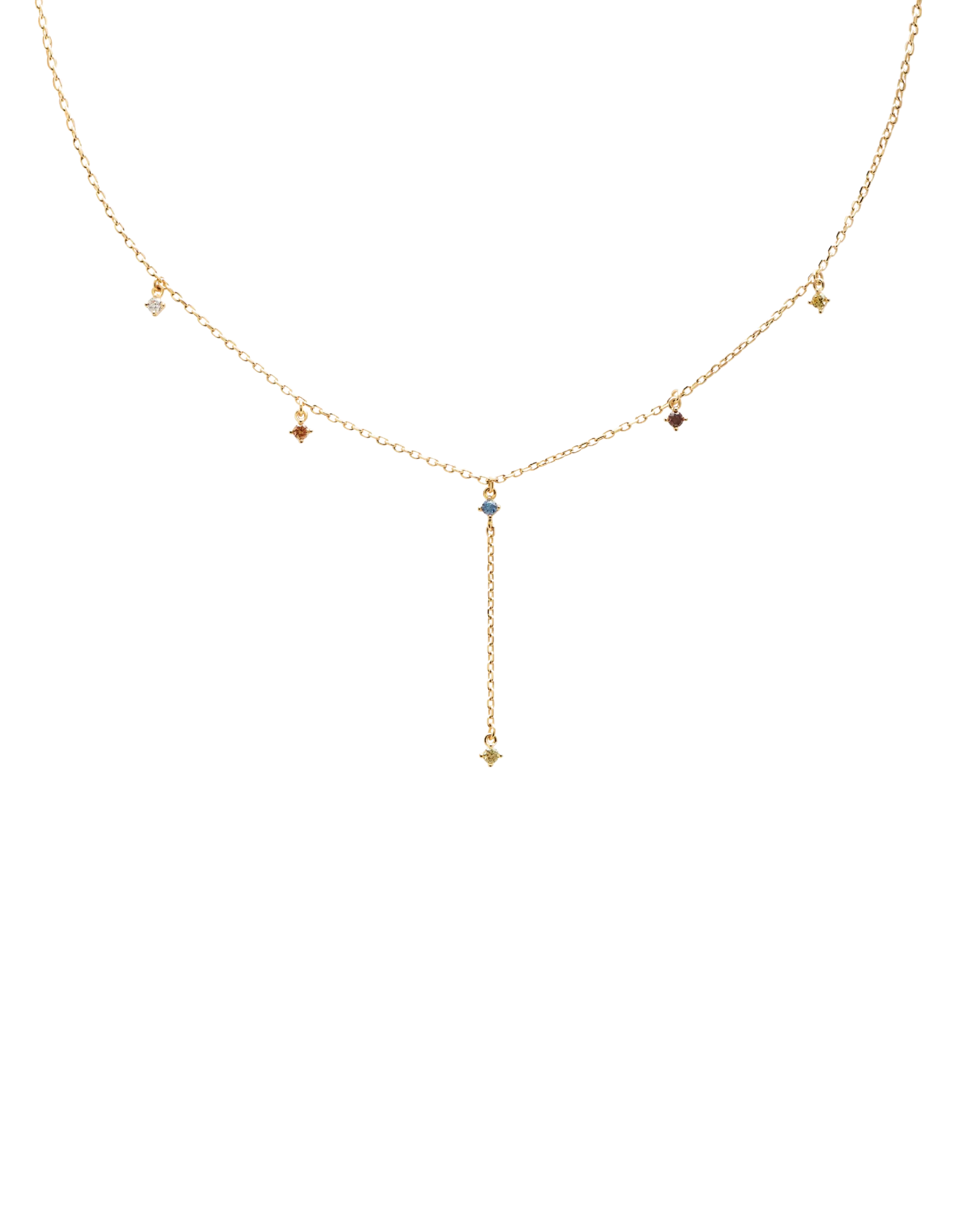 PDPAOLA Five Mana Necklace - Gold