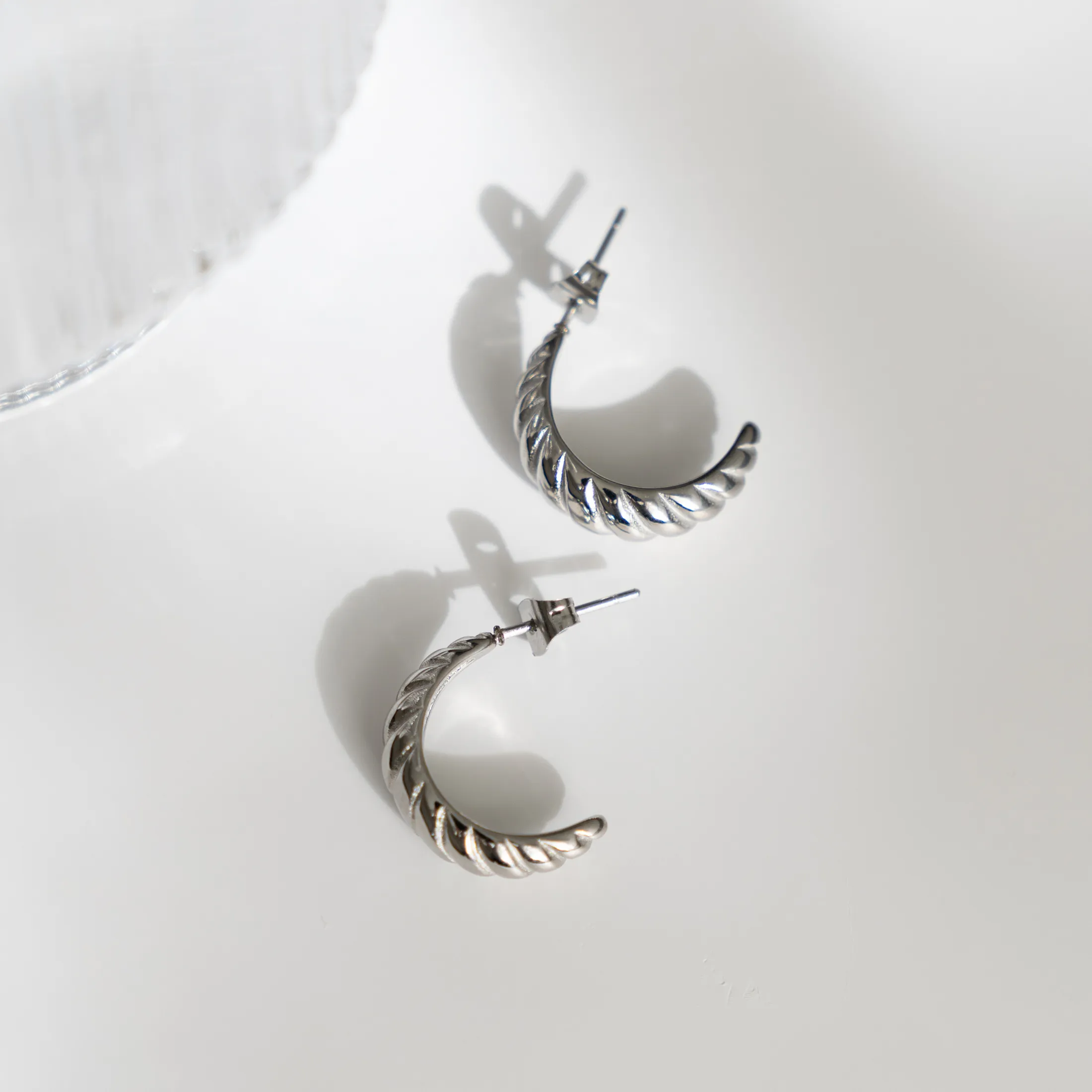 Petite Croissant Earrings