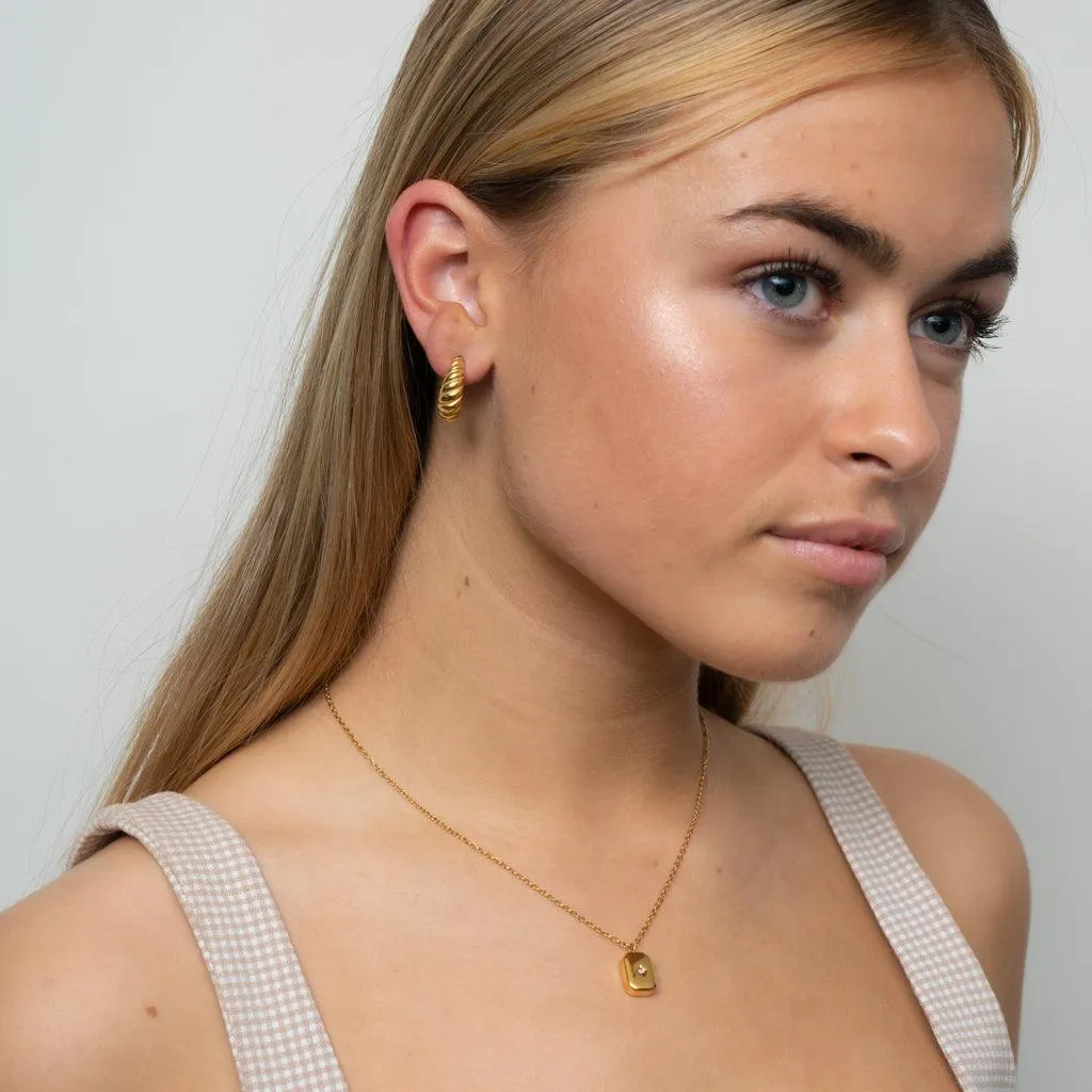 Petite Croissant Earrings