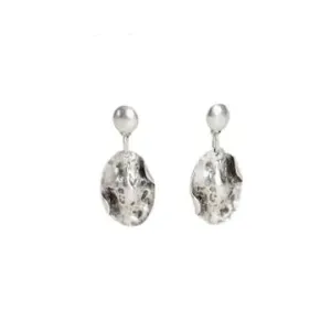 Pewter Shell Earrings