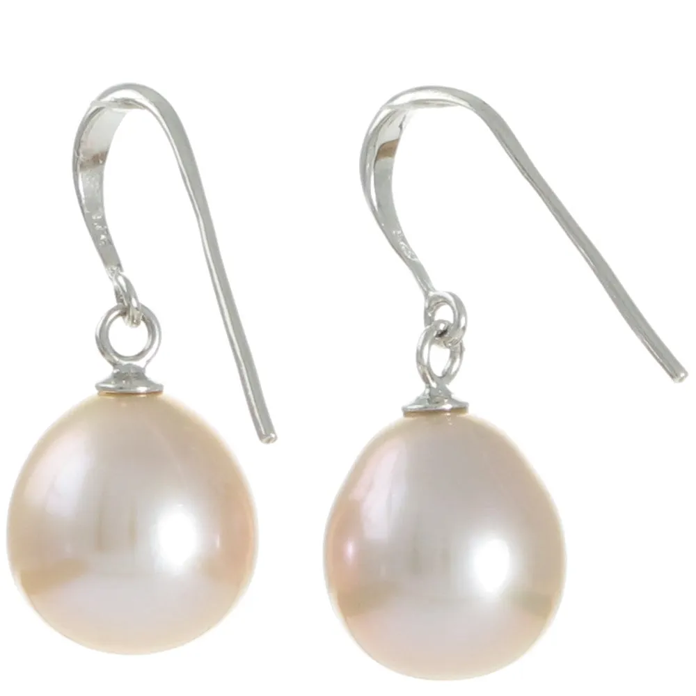 Pink Freshwater Hook Earrings