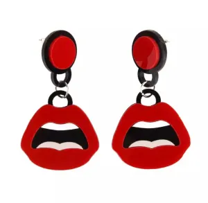 Popping Lip Earrings