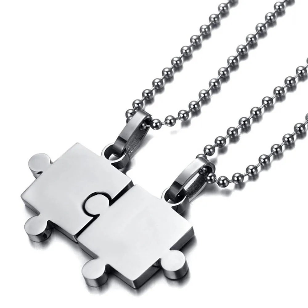 Puzzle Necklaces (2 pcs)