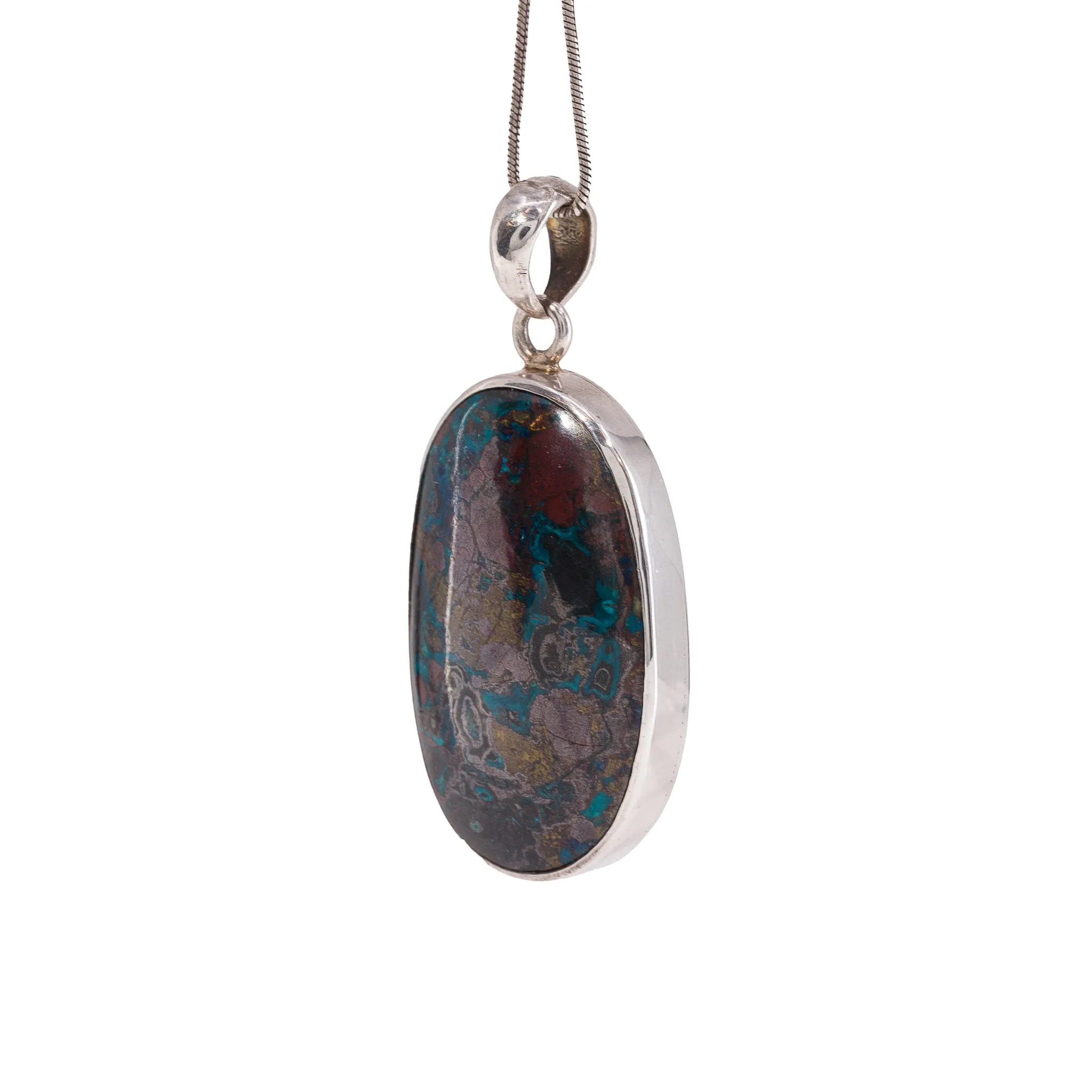 "Sonora Sunset" Sterling Silver Handcrafted Gemstone Pendant