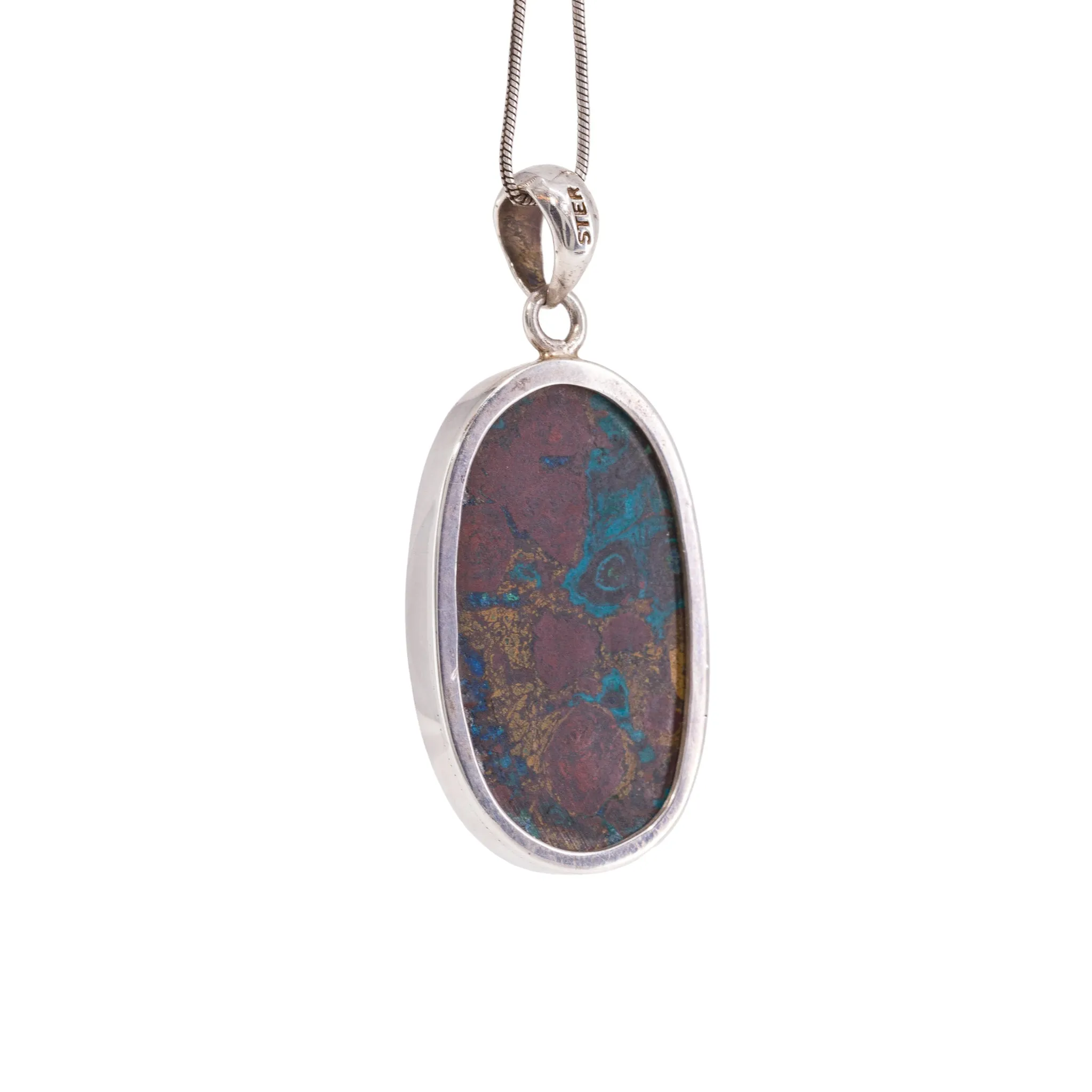 "Sonora Sunset" Sterling Silver Handcrafted Gemstone Pendant