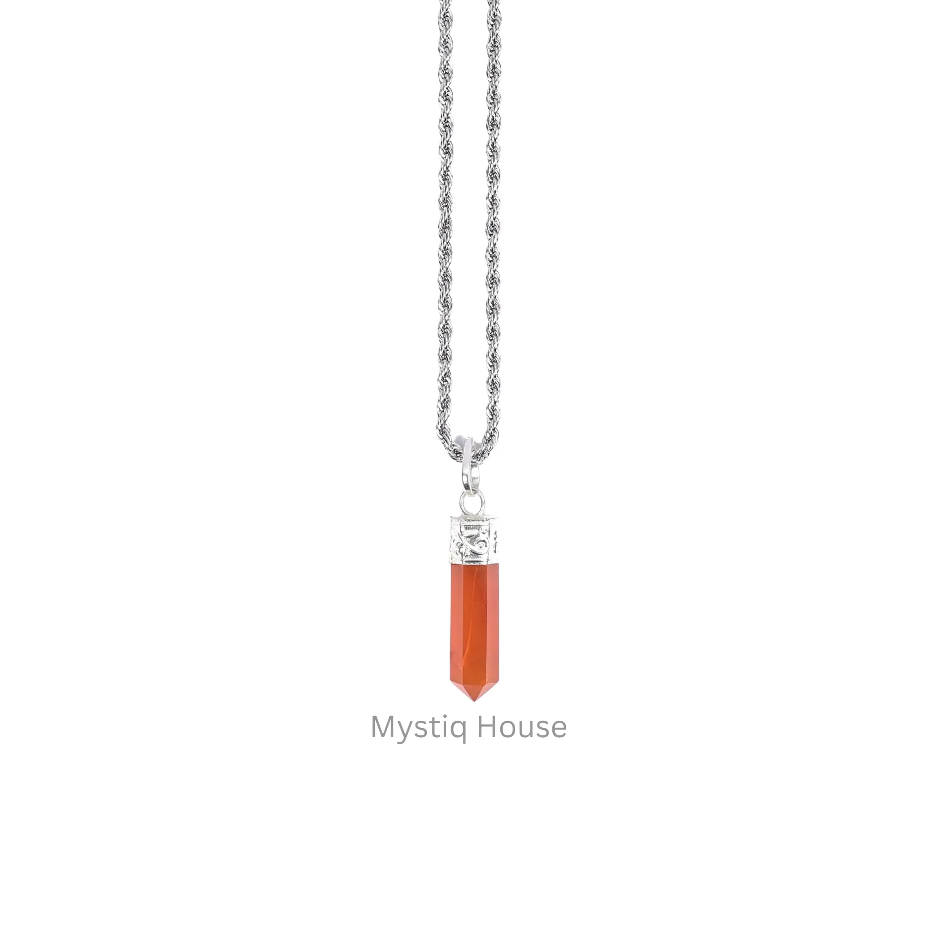 Red Carnelian Pencil Pendant