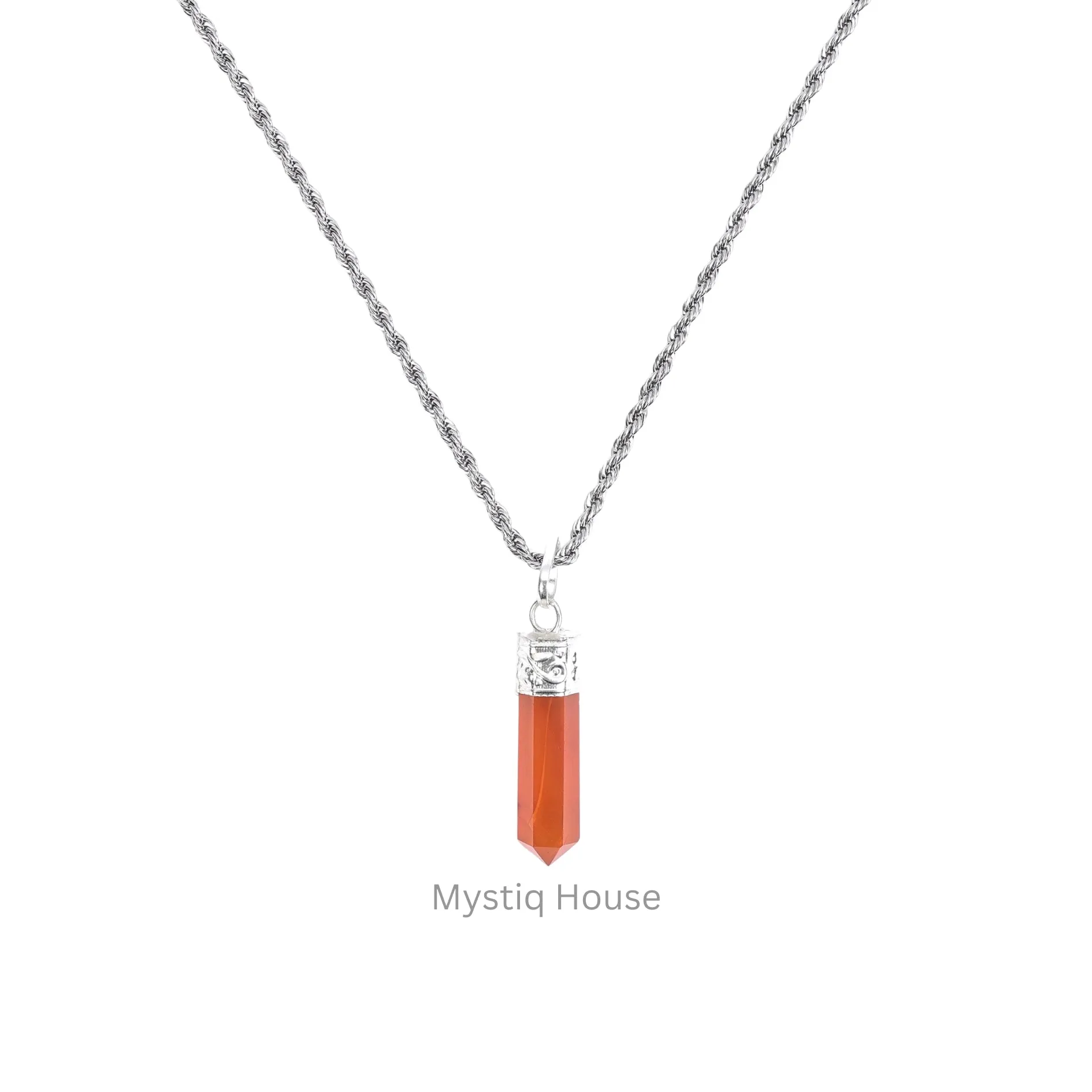 Red Carnelian Pencil Pendant