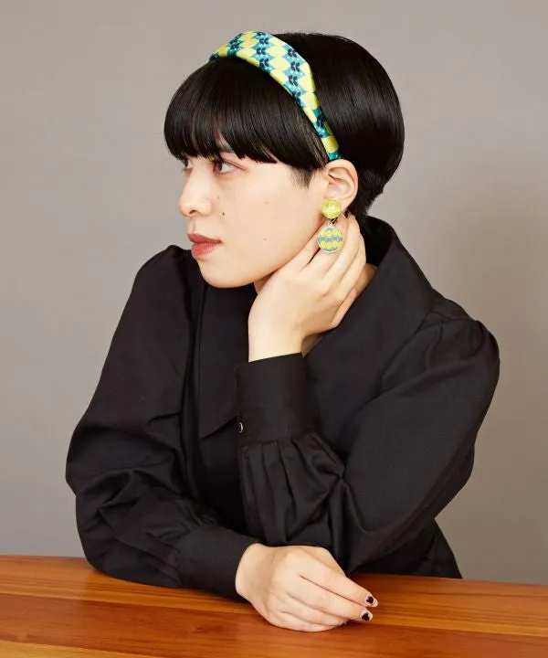 Retro Modern Round Clip Earrings
