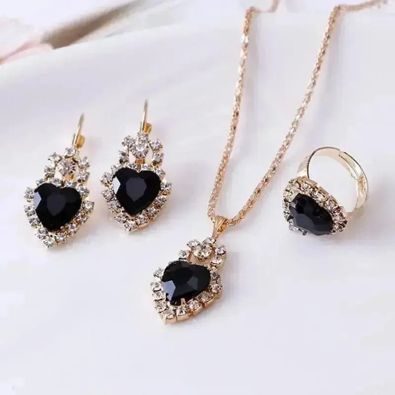 Rhinestone Necklace Earrings Set: A Luxurious Addition to Your Jewelry Collection 🌟
