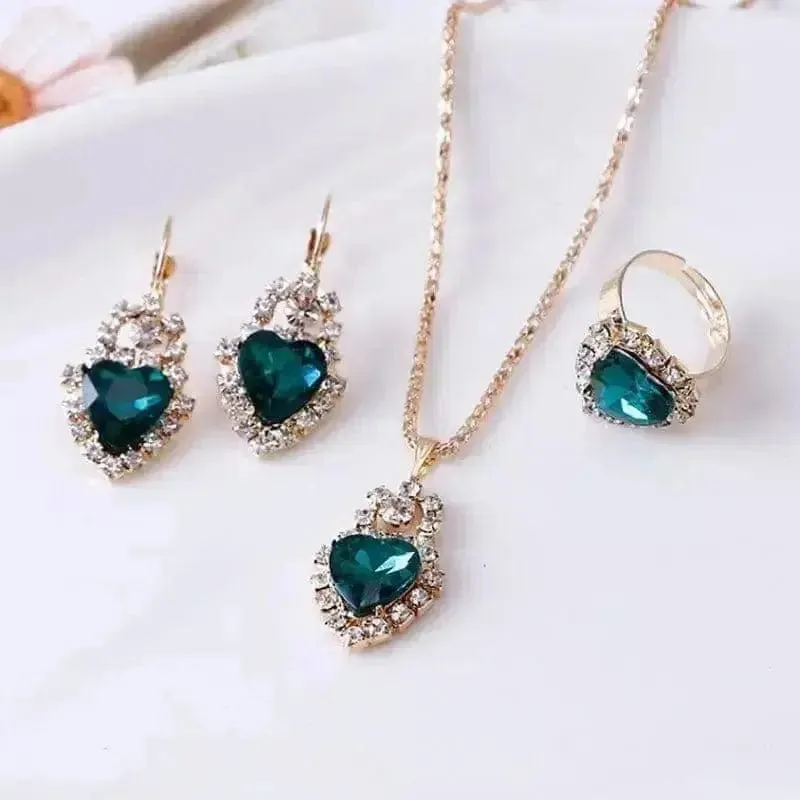 Rhinestone Necklace Earrings Set: A Luxurious Addition to Your Jewelry Collection 🌟