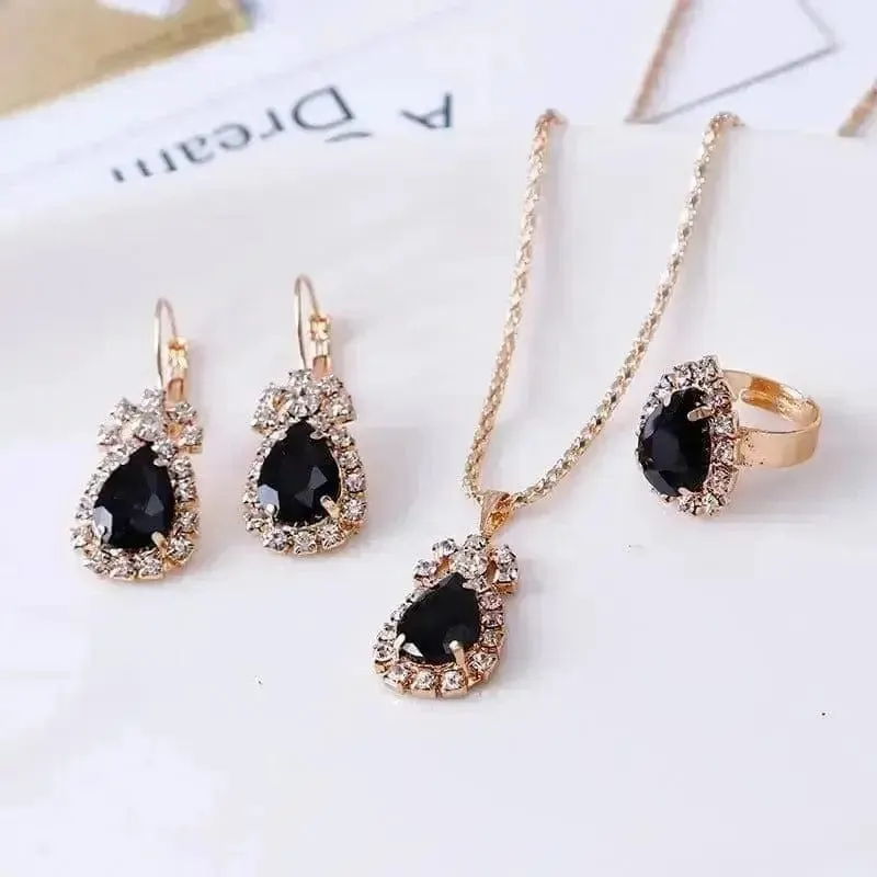 Rhinestone Necklace Earrings Set: A Luxurious Addition to Your Jewelry Collection 🌟