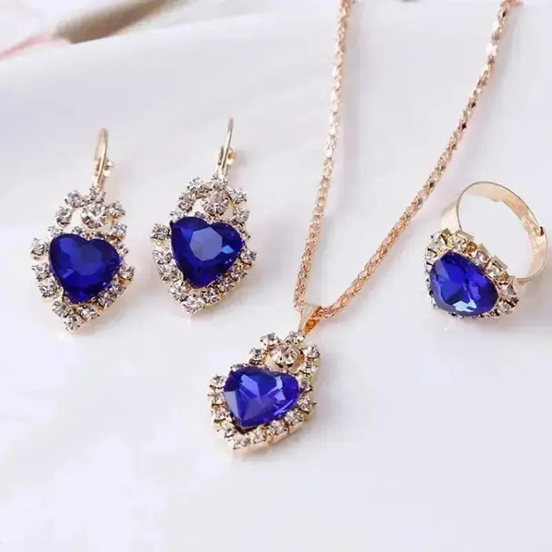 Rhinestone Necklace Earrings Set: A Luxurious Addition to Your Jewelry Collection 🌟
